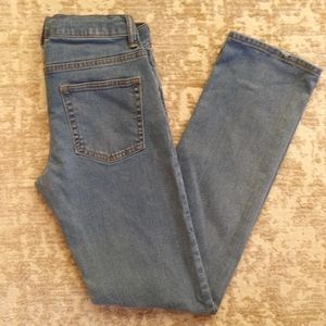 Gap Denim Adjustable Waist Straight Jeans 16 Slim Blue